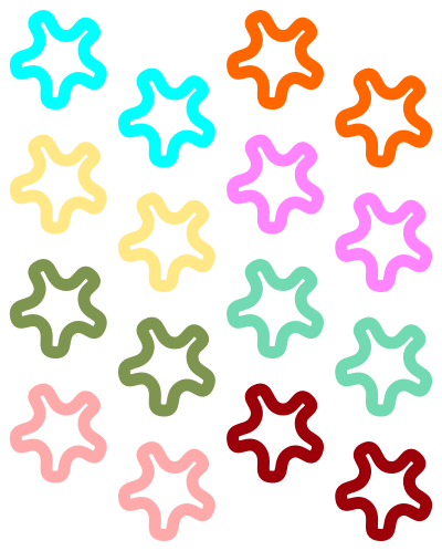 Simple Gels for Outlines clipart