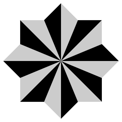 Simple Geometric Star clipart