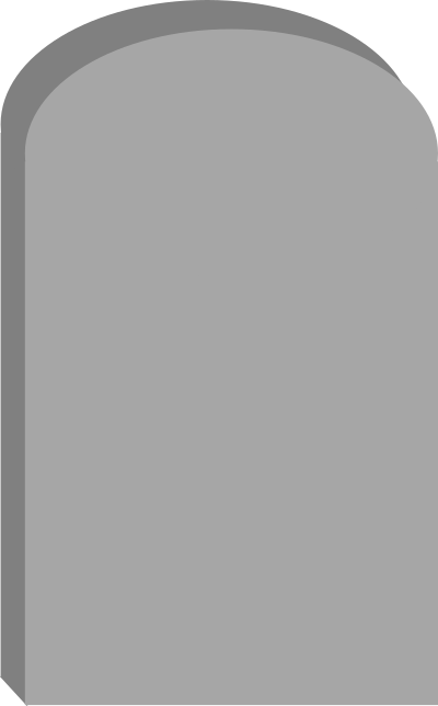 Simple gravestone clipart