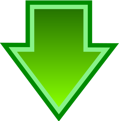 Simple Green Download Arrow clipart
