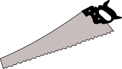 Simple Handsaw clipart