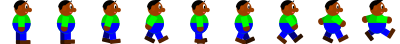 Simple Hero Spritesheet clipart