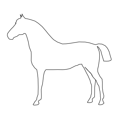 Simple Horse clipart