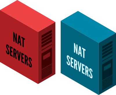Simple Isometric Servers clipart