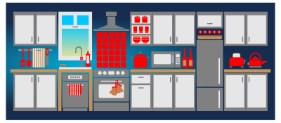 SImple Kitchen clipart