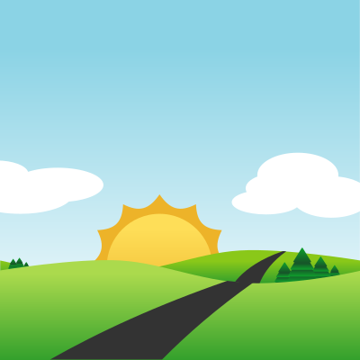 Simple Landscape clipart