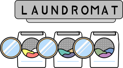 Simple Laundromat clipart
