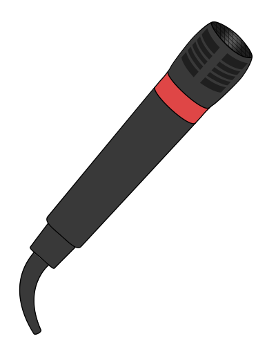 Simple Microphone clipart