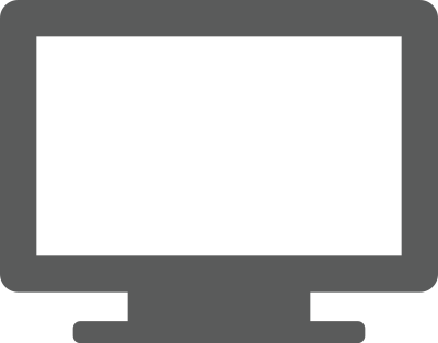 Simple monitor clipart