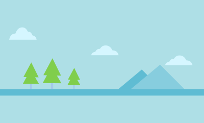 Simple Nature Banner clipart