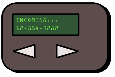 Simple Pager clipart