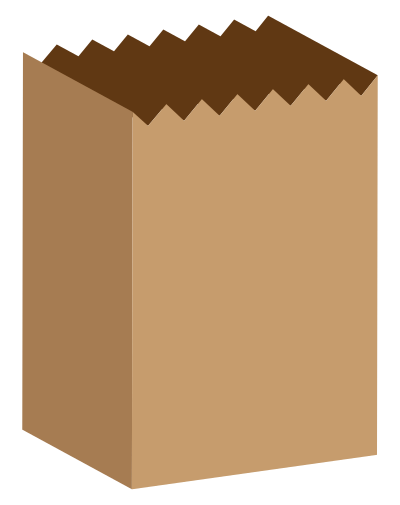 Simple Paper Bag clipart