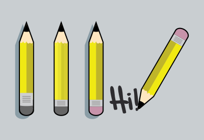 Simple Pencil clipart