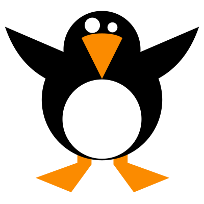 Simple Penguin clipart