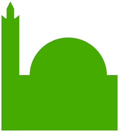 Simple picto mosque clipart