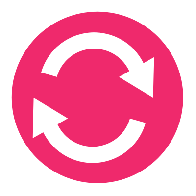 Simple pink cursor clipart