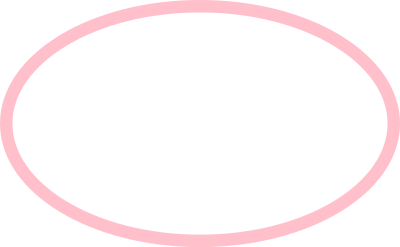 Simple pink ellipse clipart