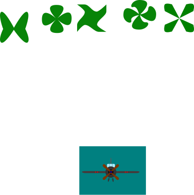 Simple plane clipart