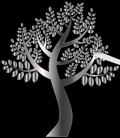 Simple Prismatic Tree 6 clipart