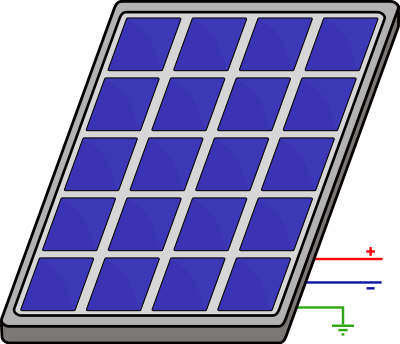 Simple PV panel clipart