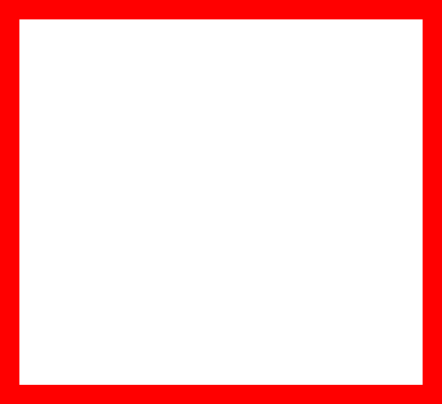 Simple red square clipart