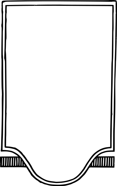 Simple Shield Frame clipart