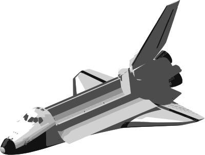 Simple Shuttle clipart