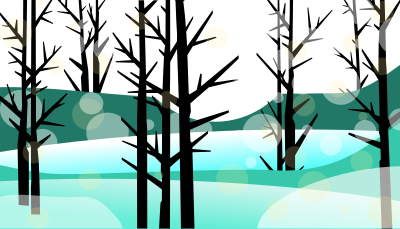 Simple Snowscape clipart