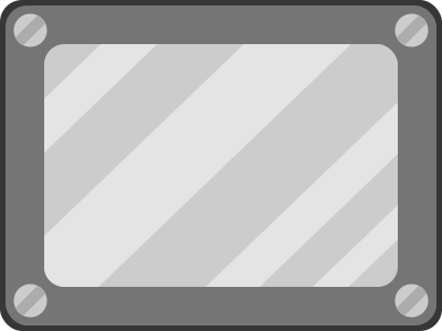 Simple space platform game stuff clipart
