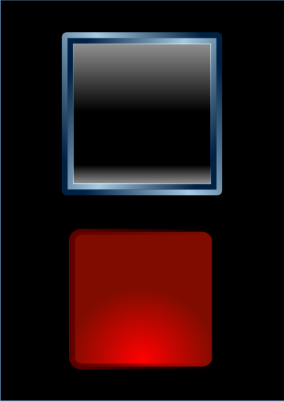 Simple Square Icons clipart