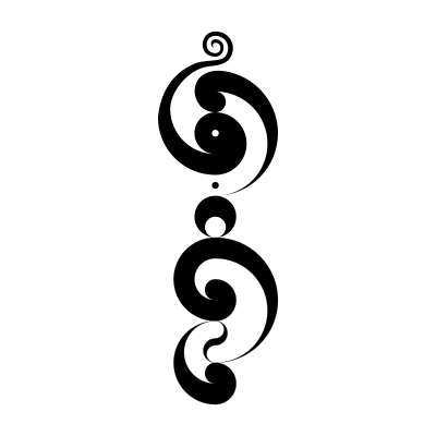 Simple swirls and spirals clipart
