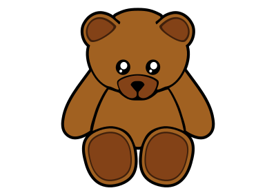 Simple Teddy Bear clipart