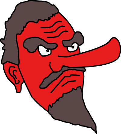 Simple Tengu clipart