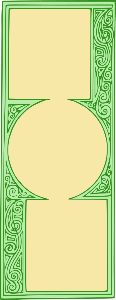 Simple Three Colour Frame clipart