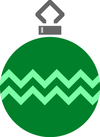 Simple tree bauble 10 clipart
