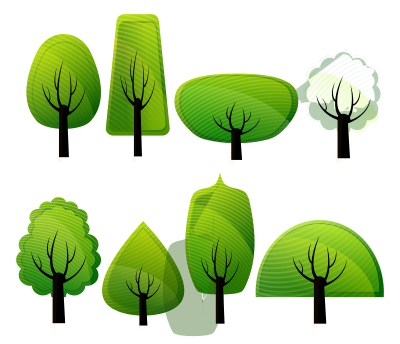 Simple Trees clipart