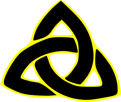 Simple trinity knot clipart