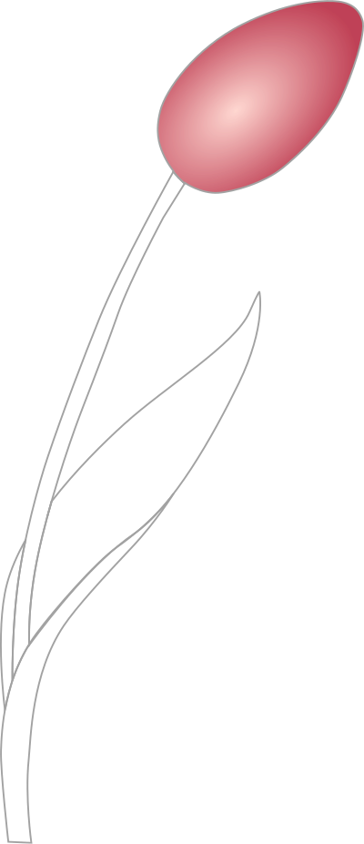Simple Tulip clipart