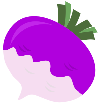 Simple Turnip clipart