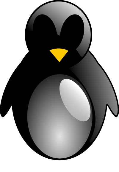 Simple tux clipart