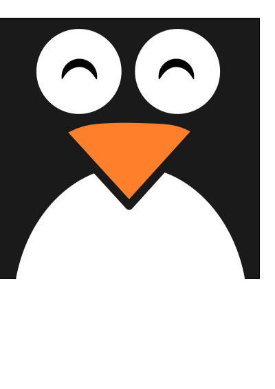 Simple tux clipart