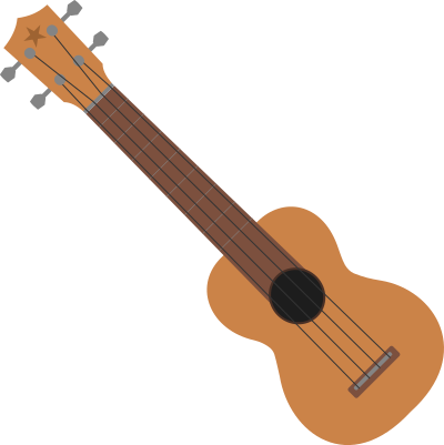 Simple Ukulele No Outline clipart