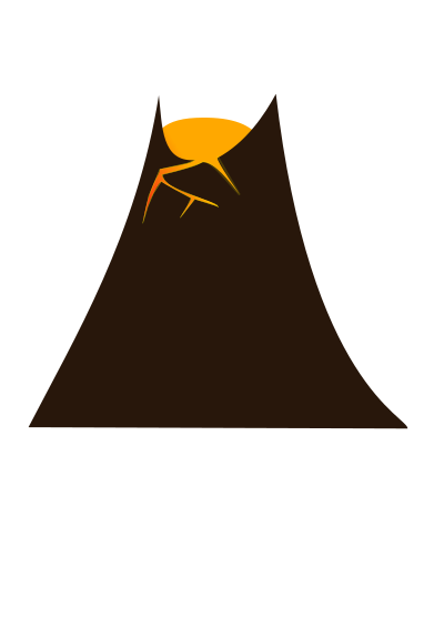 Simple-Volcano clipart