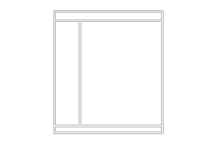Simple Weblayout clipart