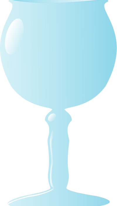 Simple wine glass clipart