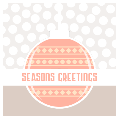 Simple Xmas Card 4 clipart