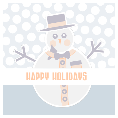 Simple Xmas Card 5 clipart