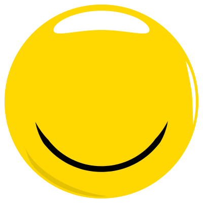 Simple Yellow Smiley clipart