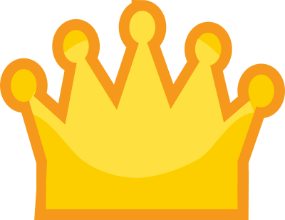 Simplified crown clipart
