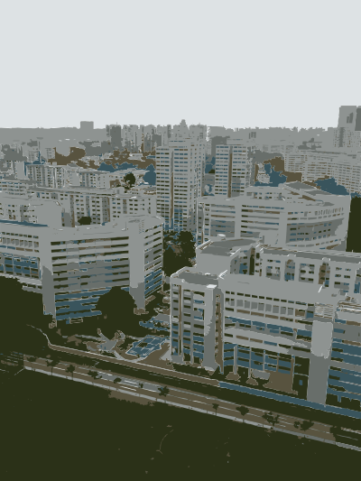 Singapore sky views 1 clipart